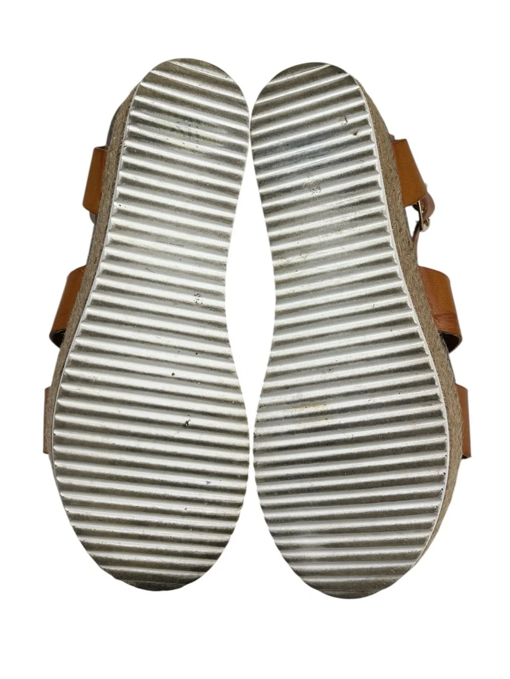 Patrizia by Spring Step Larissa-CA Espadrille Platform Sandals Size EU 37 Cognac